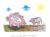 Cartoon: Jede Menge Geld für Kriege (small) by mandzel tagged krieg,rüstung,hunger,klimawandel