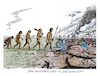 Cartoon: Klima und Evolution (small) by mandzel tagged co2,welt,klima,rettung,hitze,wetter,chaos,konferenzen