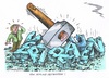 Cartoon: Lausch-Hammer (small) by mandzel tagged lauschangriff,merkel,hammer,usa,vertrauen