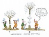 Cartoon: Maaßen-Effekt (small) by mandzel tagged maaßen,verfassungsschutz,beförderung,groko,deutschland,nahles,merkel,seehofer