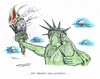 Cartoon: Nicht-Abhör-Abkommen gescheiter (small) by mandzel tagged aushorchen,freiheitsstatue,feuer