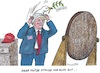 Cartoon: Nobelpreis-Kandidat (small) by mandzel tagged trump,nobelpreis,netanjahu,nahost,gaza,iran,bombadierungen