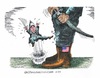 Cartoon: nordkorea provoziert (small) by mandzel tagged nordkorea,atomerstschlag,amerika
