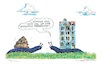 Cartoon: Schneck-Schnack (small) by mandzel tagged deutschland,wohnungsbau,soziales