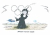 Cartoon: Sotschi im Visier (small) by mandzel tagged olympiade,sotschi,terror,separatisten,russland