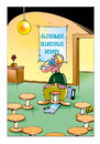Cartoon: Alzheimer Selbsthilfegruppe (small) by stefanbayer tagged alzheimer,vergessen,selbsthilfegruppe,gedächtnis,sieb,erinnern,gehirn,helfen,gruppe,stefan,bayer