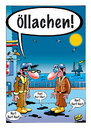Cartoon: Öllachen (small) by stefanbayer tagged lachen,öl,öllachen,bohrinsel,insel,raffinerie,meer,nordsee,see,möwe,ölförderung,ölplattform,benzin,energie,umwelt,stefan,bayer