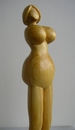Cartoon: nude (small) by cemkoc tagged nude,woman,erotic,wood,statuette