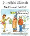 Cartoon: Historische Momente (small) by Andreas Pfeifle tagged schwalbe,sommer,sprichwort,winter