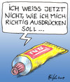 Cartoon: Tube in Gedanken (small) by Andreas Pfeifle tagged tube,ausdrücken,ausdrucksweise