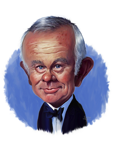 Cartoon: Johnny Carson (medium) by rocksaw tagged carson,johnny