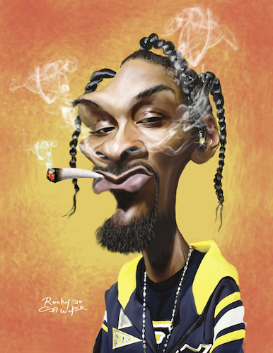 Cartoon: Snoop Dog (medium) by rocksaw tagged snoop,dog