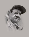 Cartoon: Babe Ruth (small) by rocksaw tagged the,great,bambino,caliph,of,clout,sultan,swat,bam,jack,dunns,baby