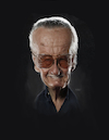 Cartoon: Stan Lee (small) by rocksaw tagged caricature,study