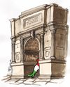 Cartoon: Italia (small) by Tchavdar tagged italia risorgimento unita tchavdar 150 anni
