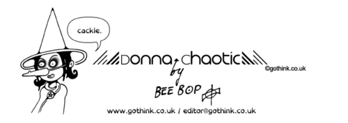 Cartoon: Donna Chaotic (medium) by gothink tagged goth,punk,rock,girl,teen,cartoon,comic,strip