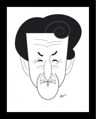 Cartoon: Sean Penn (medium) by Michele Rocchetti tagged sean,penn,actors,caricatures