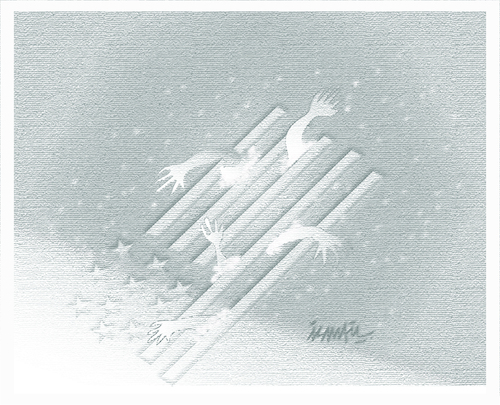 Cartoon: deadly storm (medium) by ismail dogan tagged storm