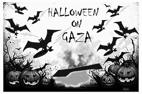 Cartoon: Halloween (medium) by ismail dogan tagged halloween
