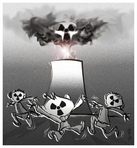 Cartoon: NUCLEAR DANGER !.. (medium) by ismail dogan tagged nuclear