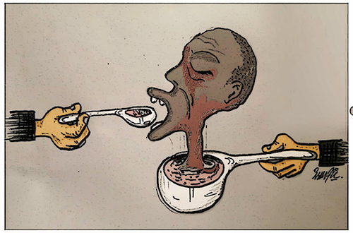 Cartoon: Poverty (medium) by ismail dogan tagged poverty