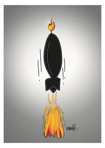 Cartoon: Russo Ukrainian War (medium) by ismail dogan tagged russo,ukrainian,war