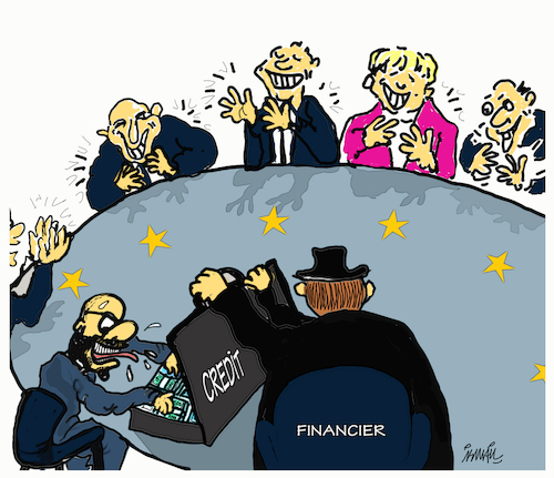 Cartoon: Sommet UE (medium) by ismail dogan tagged eu