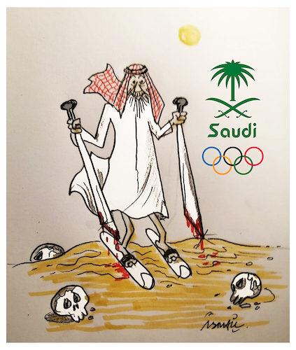 Cartoon: Winter Olympics (medium) by ismail dogan tagged winter,olympics