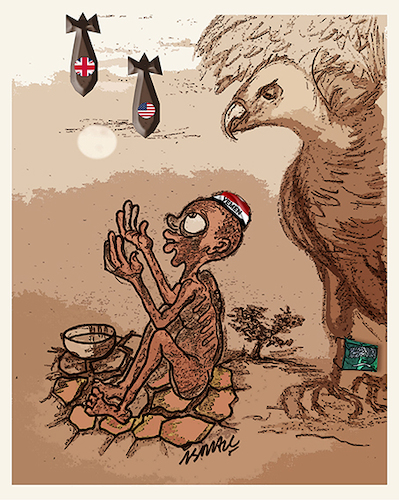 Cartoon: Yemen (medium) by ismail dogan tagged yemen