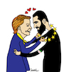 Cartoon: Ahmed al Charaa Jolani (small) by ismail dogan tagged syrian,president