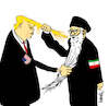 Cartoon: Conflict (small) by ismail dogan tagged usa,iran
