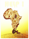 Cartoon: HELP AFRICA !.. (small) by ismail dogan tagged africa
