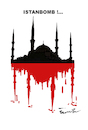 Cartoon: ISTANBOMB (small) by ismail dogan tagged istanbul