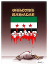 Cartoon: Massacres in Syria (small) by ismail dogan tagged syria