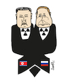 Cartoon: Partner (small) by ismail dogan tagged north,korea,and,russia
