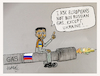 Cartoon: Russian gas (small) by ismail dogan tagged russian,gas