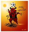 Cartoon: SPAIN IN FINAL !.. (small) by ismail dogan tagged spain