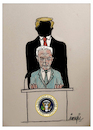 Cartoon: Trumps shadow (small) by ismail dogan tagged elections,us