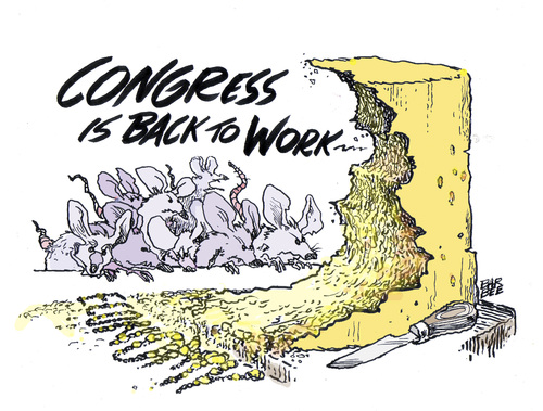 Cartoon: a new session (medium) by barbeefish tagged congress