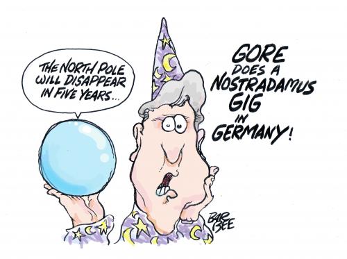 Cartoon: AL GORE (medium) by barbeefish tagged al,gore