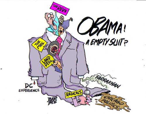 Cartoon: EMPTY SUIT (medium) by barbeefish tagged obama