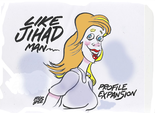 Cartoon: expando (medium) by barbeefish tagged jihad