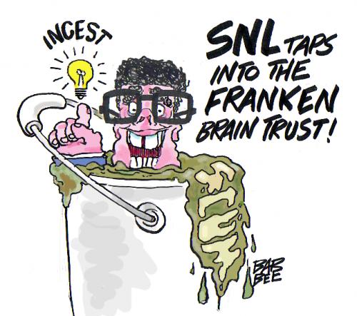 Cartoon: FAR LEFT (medium) by barbeefish tagged al,franken