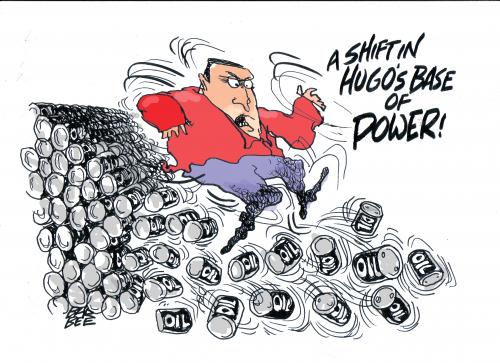 Cartoon: KING OIL (medium) by barbeefish tagged hugo,chavez