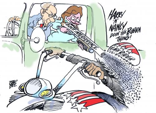 Cartoon: major slip in FREEDOM (medium) by barbeefish tagged democrats