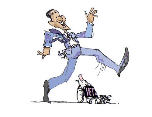 Cartoon: OBAMA TRIP (medium) by barbeefish tagged obama