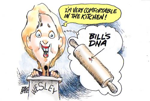 Cartoon: political (medium) by barbeefish tagged bills,dna,