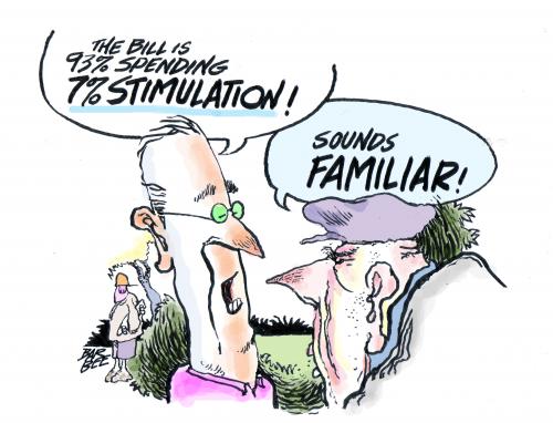 Cartoon: STIMULATION (medium) by barbeefish tagged trillions