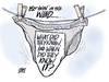 Cartoon: dirty laundry (small) by barbeefish tagged white house