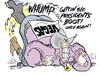 Cartoon: hard times (small) by barbeefish tagged down